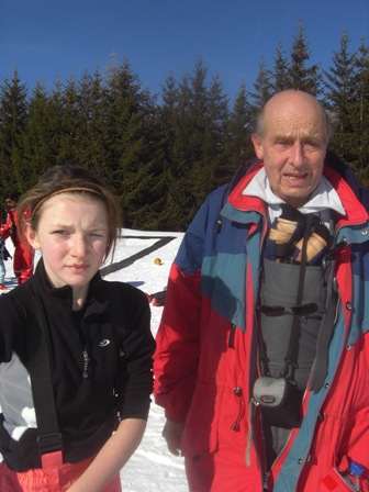 Simon and Jade in Les Arcs 2008